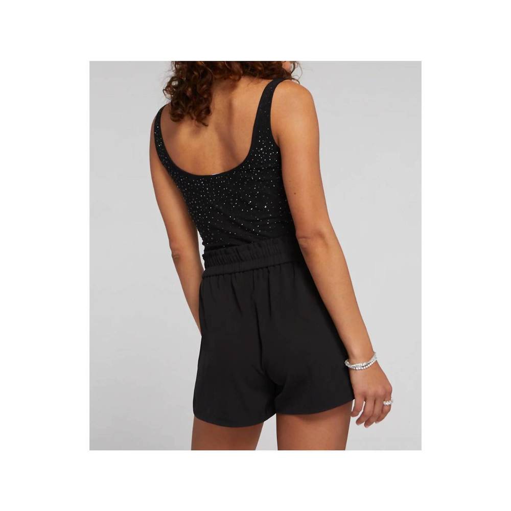 NEW GENERATION LOVE melissa crystal tank in black - Picture 3 of 3